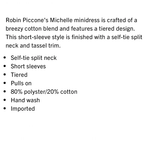 NWT Robin Piccone White Swim Coverup - Picture 14 of 15